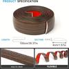 1pc Self-Adhesive Wood Grain Floor Edge Strip - Perfect for Door Seam Accent, and Matte Surface Application, Door Stitching Accessories, Home Decor