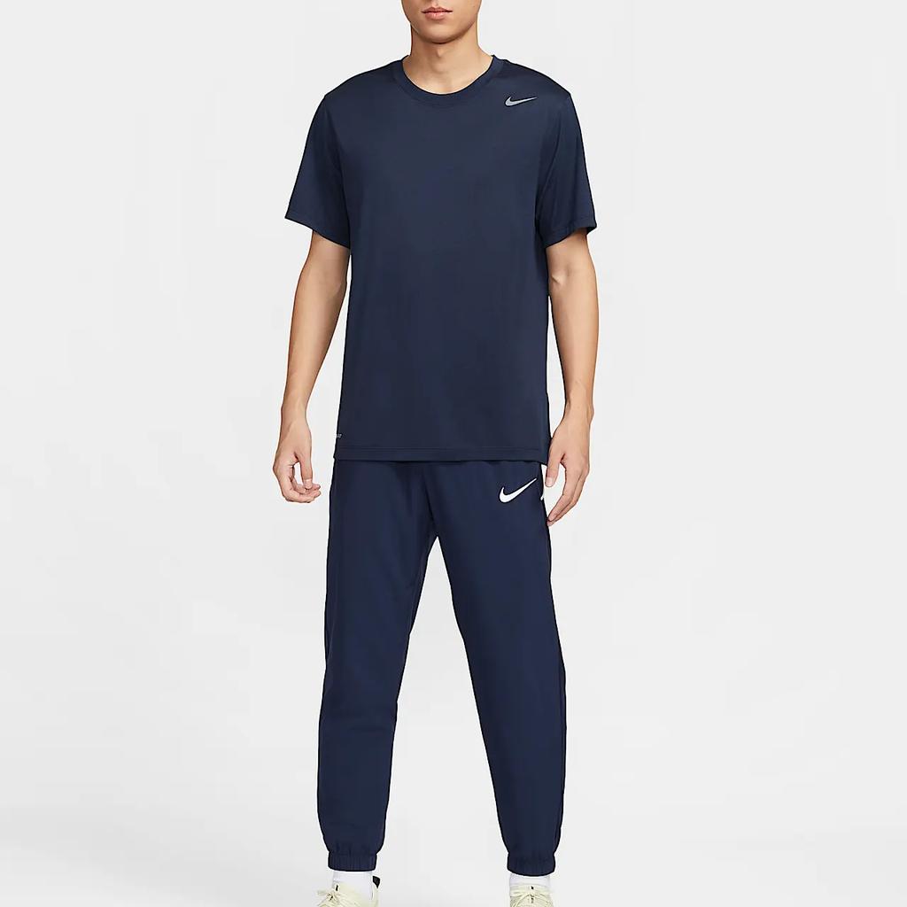 New Nike Dri Fit Knitted Sweatpants Men's Dark Navy Blue IB8910-410