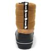 Mozu Bean Down Boots, Inner Boa, Elastic Cuffs, Cord Stoppers, Women's, Camel, Size 24cm