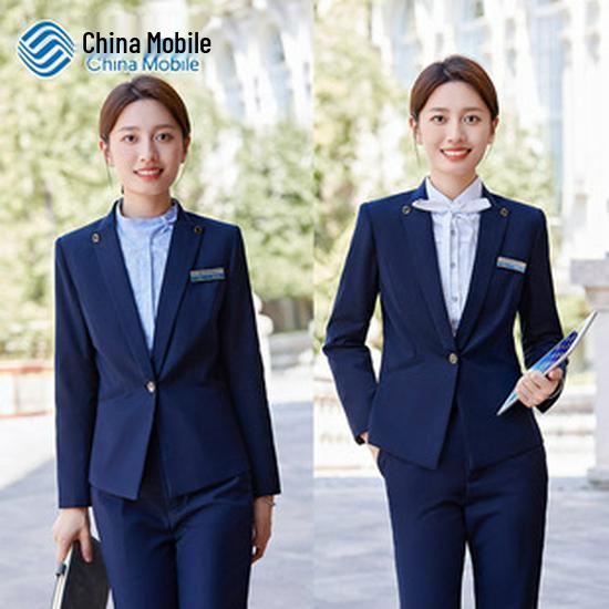 Women's Long Woolen Winter Coat - Unisex Hotel Business Workwear