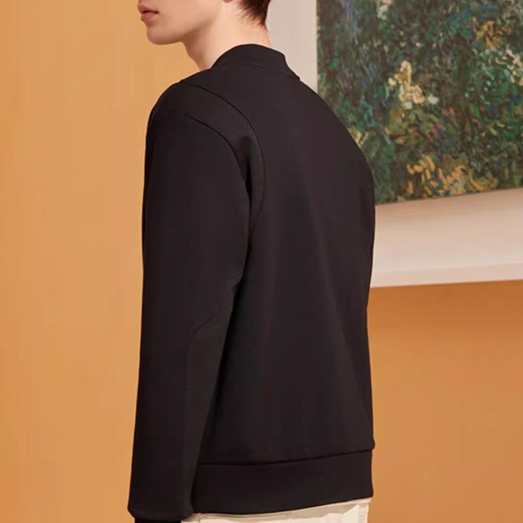 FILA Jackets Men's Jet Black Stand Collar Moderate Other F11M319503F-BK
