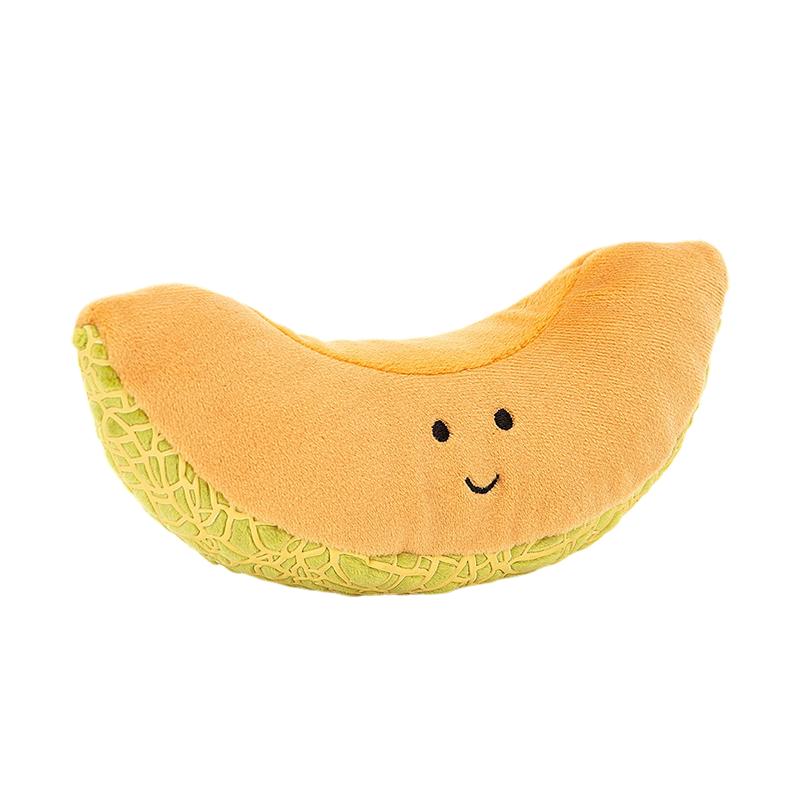 

JELLYCAT Серия Еда Великолепный Фрукт Канталупа Милая Кукла Плюшевая Кукла 7см Высота