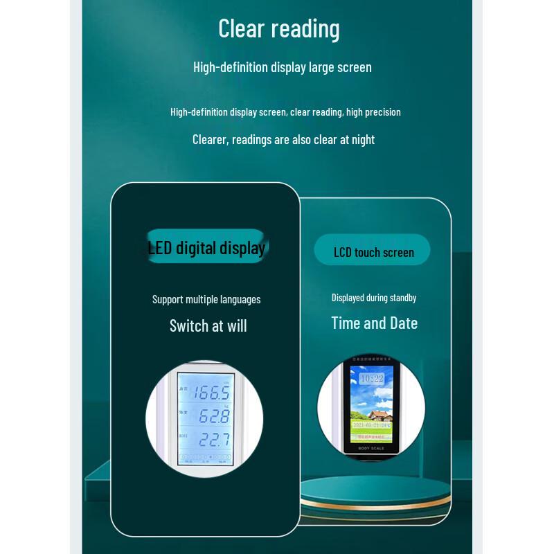 XINDINGHENG Smart Ultrasonic Body Fat Scale (CN Version)