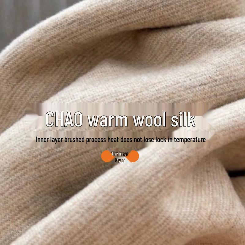 New Wool-Silk Edging Warm Underwear Set for Women & Men – Autumn/Winter Base Layer