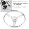 131  2 Inch 9Spoke Marine Boat Steering Wheel Stainless Steel 15  degrees  Yacht Polished Accessory