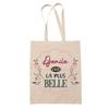 Tote Bag - PLANETEE - Djamila the Most Beautiful - Jute - Printed In France - Sturdy Handles