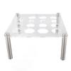 Chess Piece Die Crafting Holder 16 Holes Acrylic Board and Aluminum Support Rods for International C