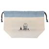 Snoopy Lunch Drawstring Bento Pouch / ENJOY WAGON Peanuts