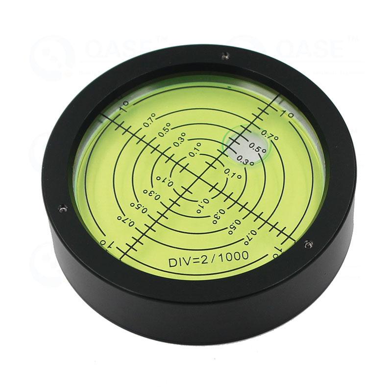 Instrument de Măsurare a Nivelării Platformei de Înaltă Sensibilitate Nivel cu Bulă de Spirit Metalic Rotund Mărgele de Înaltă Precizie Luminoase Disponibil 1 BUC