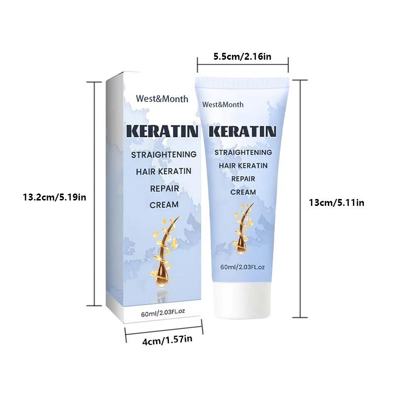 Keratin-Glättungsbehandlungscreme, reparierende, seidige Pflege, dauergewelltes Haar, feuchtigkeitsspendende, feuchtigkeitsspendende Haarmasken-Behandlungscreme