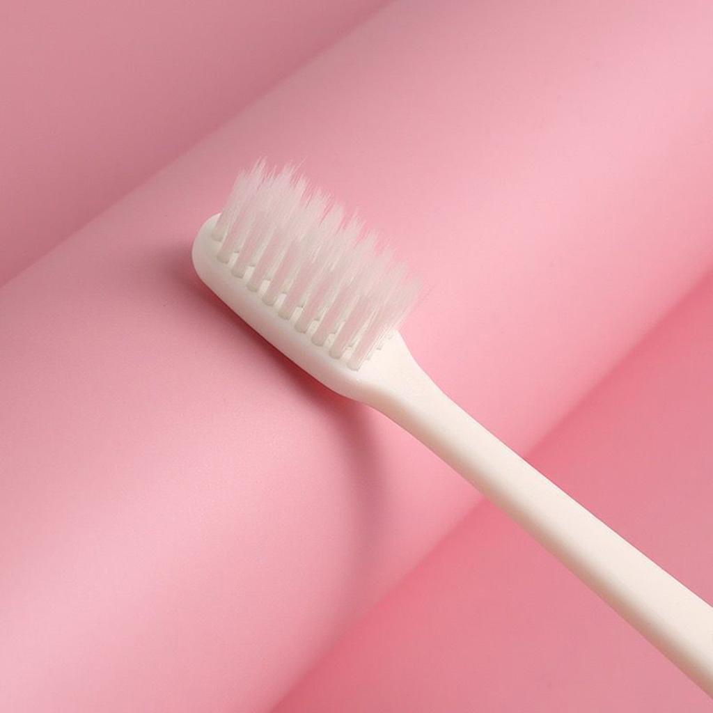 10pcs Toothbrush Set Adult Soft Travel Cleaning Teeth Oral Care for Home and Travel Use Black White Pink Blue Gray