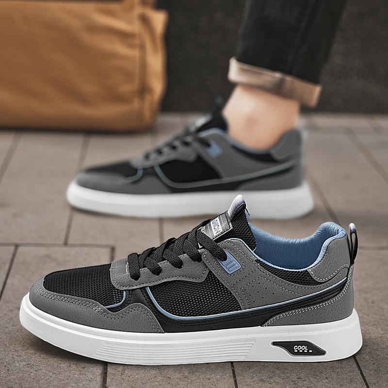

Summer men s shoes new niche mesh breathable and comfortable mesh shoes trendy casual versatile low-top sports board shoes 39