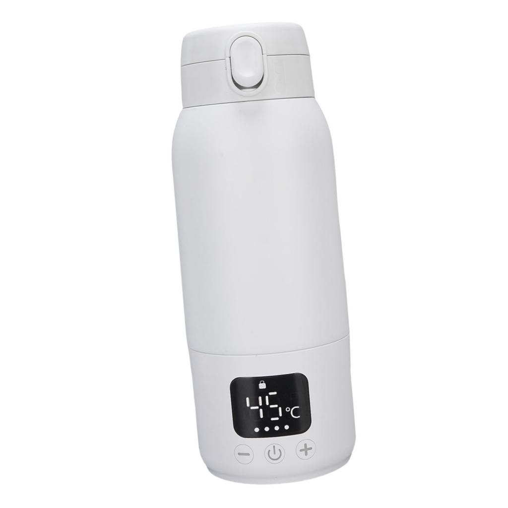 Portable Milk Warmer Cordless 316 Stainless Steel Rechargeable Travel Electric Kettle IPX6 Water Proof for Outdoor Car