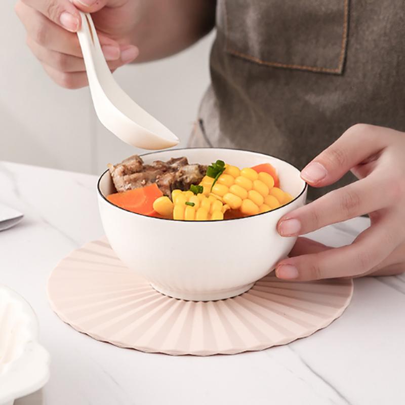 Round Heat Resistant Pot Pan Silicone Mat Non-Slip Cup Coasters Table Placemat Tea Protection Pad Kitchen Gadgets Accessories