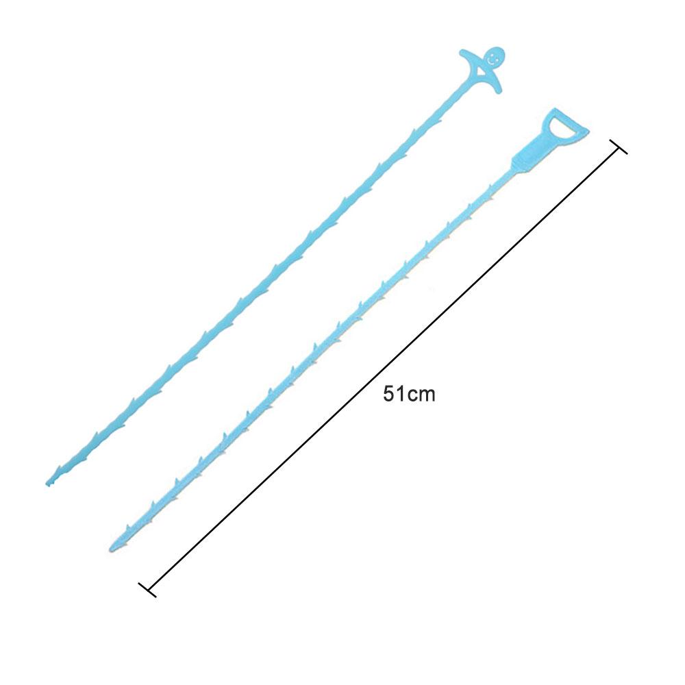 Silicone World Sink Pipe Drain Cleaner Pipeline Hair Cleaning Kitchen Bathroom Shower Sewer Clog Plastic Hook Dredging Tools
