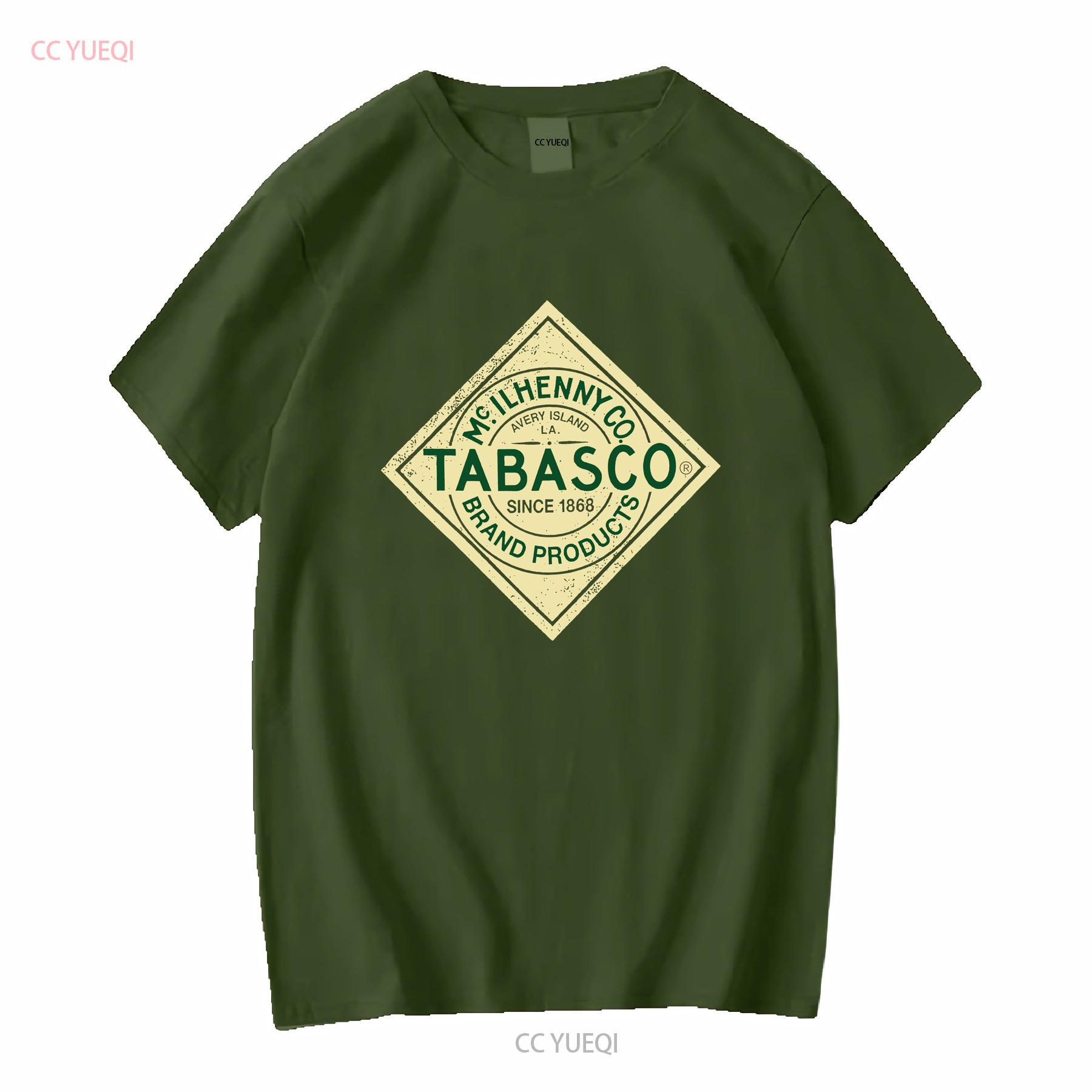 

Tabasco Distressed Logo Red Casual SS T Shirt Men s Size Medium vintage Washed Breathable Versatile Slightly 3XL