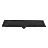 304 Stainless Steel Shower Drain Rectangle Floor Drain Large Capacity Linear Floor Drain  Bathroom