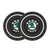 WMZW4 2pcs Carbon fiber Car Coasters Non-Slip Pad Water Cup Drink Mat For Skoda Octavia A5 A2 VRS Vision Kodiaq Rapid Fabia VII Superb