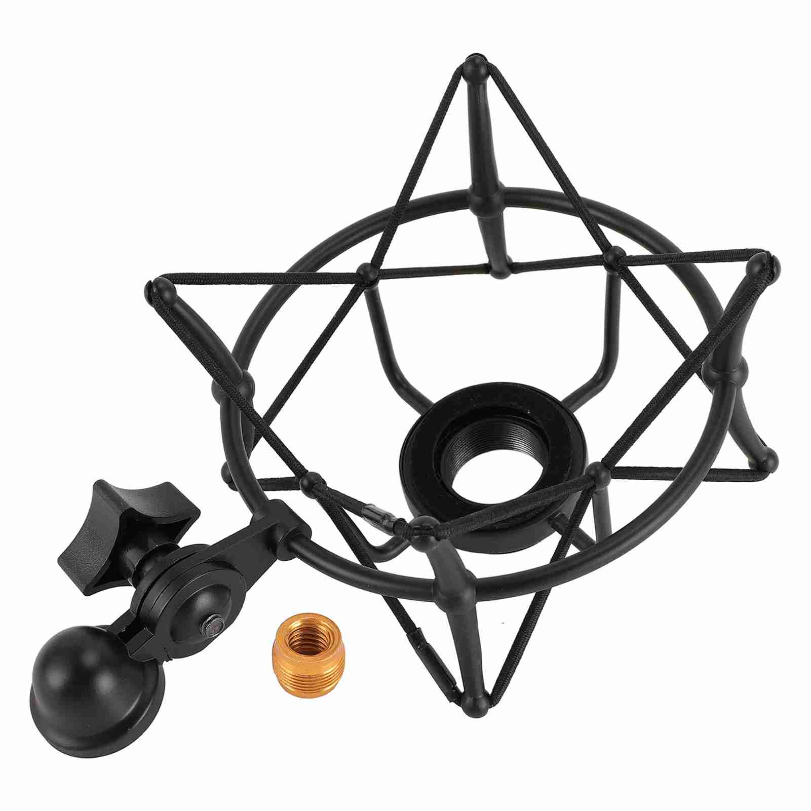 

Микрофонный амортизатор Профессиональный противоскользящий противоударный Предотвращает вибрацию Микрофонный амортизатор Cl Black