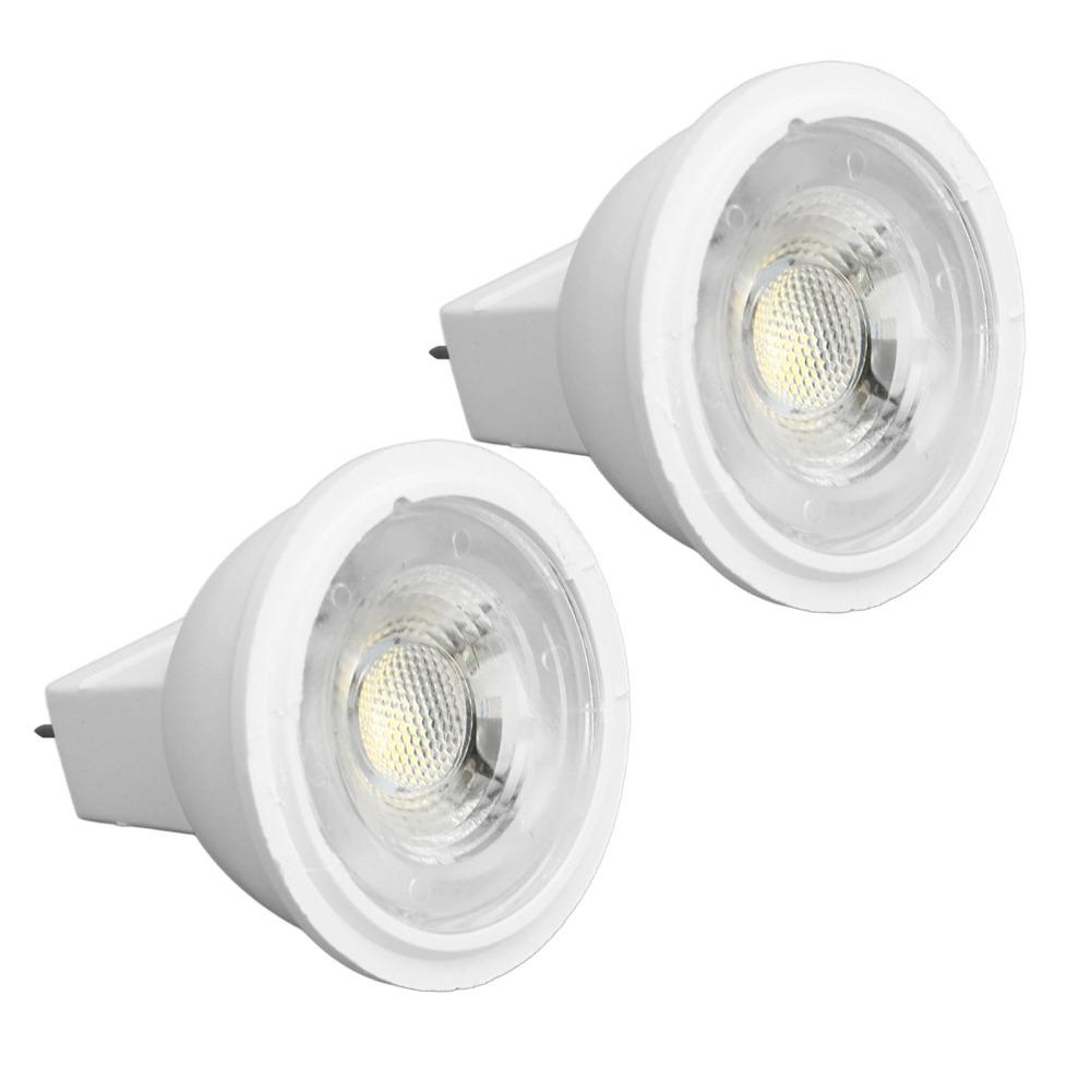 2PCS Bi-Pin Base MR11 Light Bulb 3W Low Voltage LED Spotlights Easy GU4 Spotlight Bulbs  Bedroom