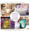 Feb.3 Roll 200Feet/61Meter White Candle Wick Cotton Candle Woven Wick For DIY Candle Making Material Smokeless Wax Core