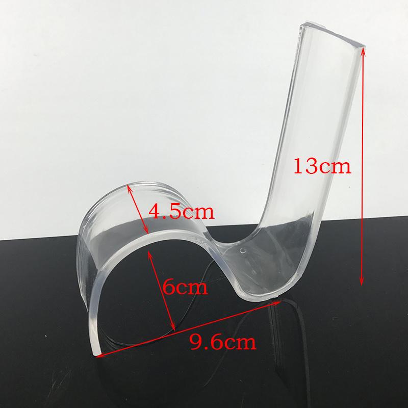 U Shape Acrylic Shoe Display Stand Shoe Holder Shoe Store Display Riser Stand High Heel Sandal Display Home Shoe Storage Rack