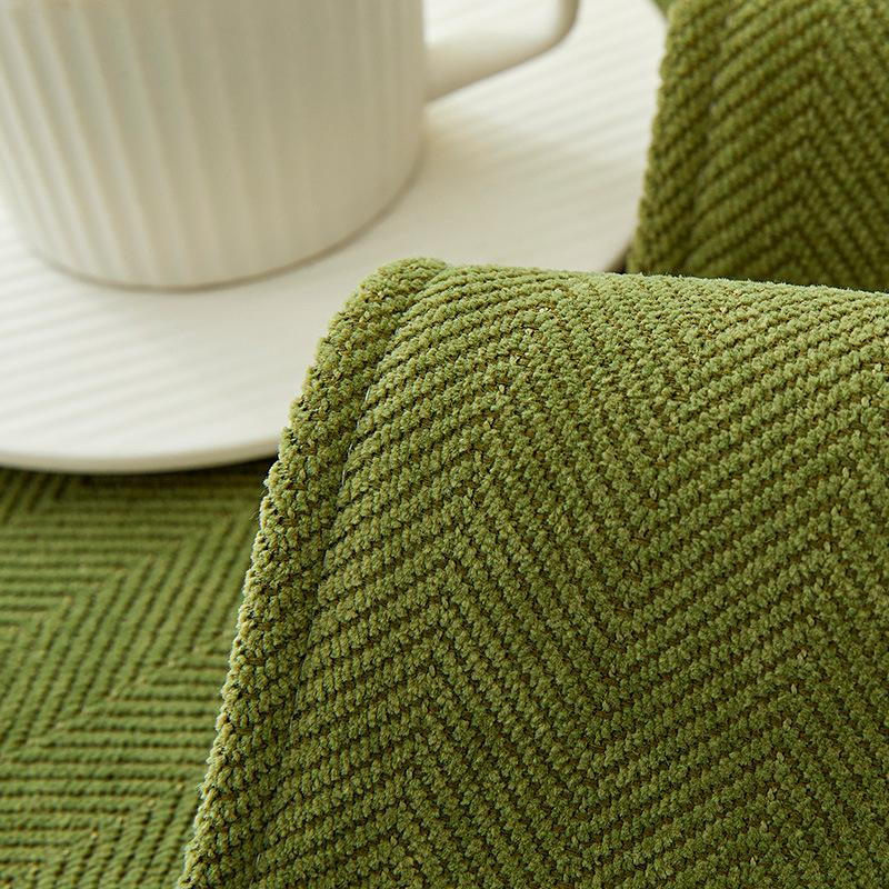 Simple Chenille Sofa Cushion, All-season Universal Anti-slip and Anti-run, Solid Color Leather Sofa Cover, Cover Cloth Towel