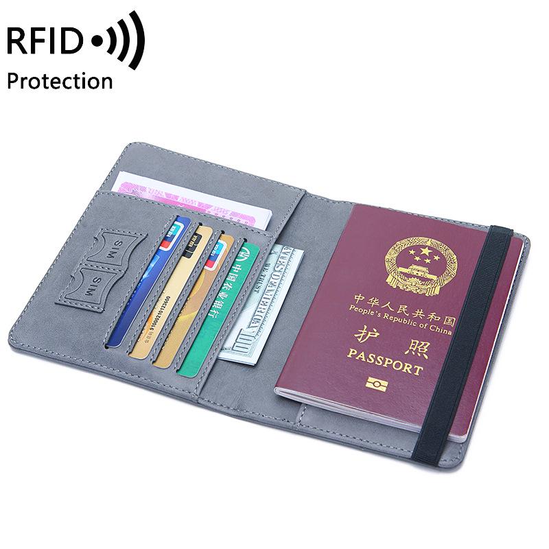 RFID Passport Holder: Multifunctional Travel Wallet for Ticket, Card & Document Protection
