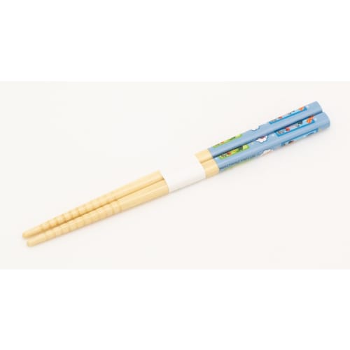 OSK Children's Bamboo Safety Chopsticks, 16.5cm, Thomas the Tank Engine TO2D No. 2, Boys' BB-1
