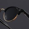 Retro shades fashion glasses for Men Women Brand Design Semi Rimless Classic Eye shades trendy accessory