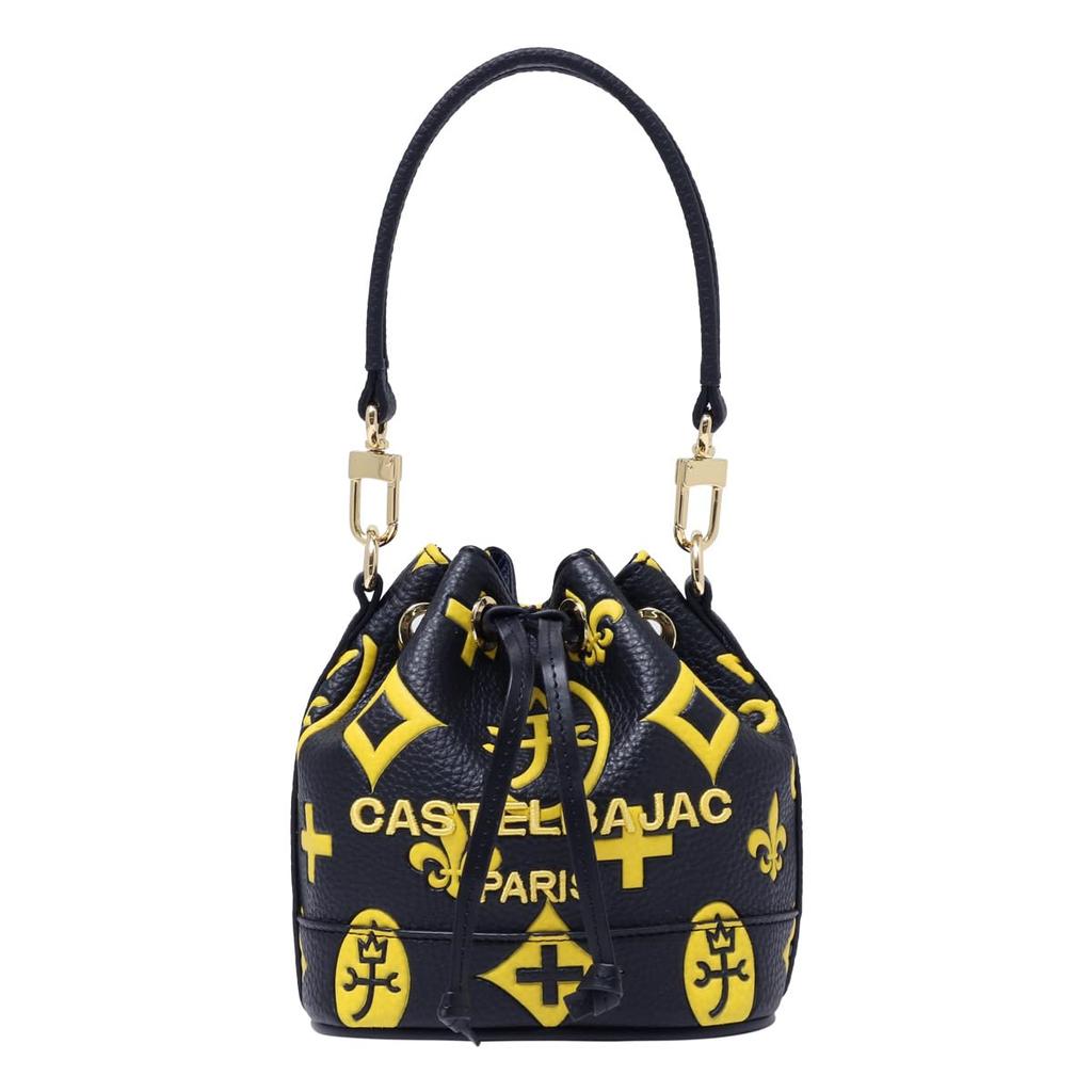 Castelbajac Mini Shoulder Size 068132 Bag, Water-Repellent, Drawstring, Handbag, Women's, Claire, Lightweight, 31, White,