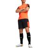 PUMA Logo Print Elastic Waist Slim Fit Straight Leg Sports Shorts Men Bottoms Black 658042-48