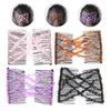 Magic Hair Comb Clip Beads Stretchy Double Comb Hair Disk