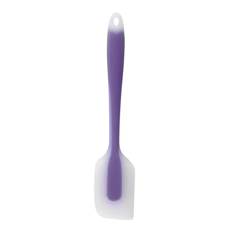 Silicone Cream Butter Cooking Spatula Heat Resistant Utensils Scrape Decorator Translucent Kitchen Baking Tools