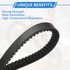 Motoforti Drive Belt Compatible for YP250 for Majesty 250 1995-2006, Wear-Resistant Rubber Fiber Black Powersports V-Belt