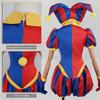HOLOUN Pomni XDDCC Anime Zirkus Cosplay Kostüm Party Convention Halloween Weihnachten Verbessertes Jumpsuit Clownshut Handschuhe