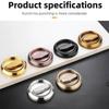 Fireproof Home Security Hardware: Stainless Steel Recessed Invisible Door Lock with Keyless Mechanical Design