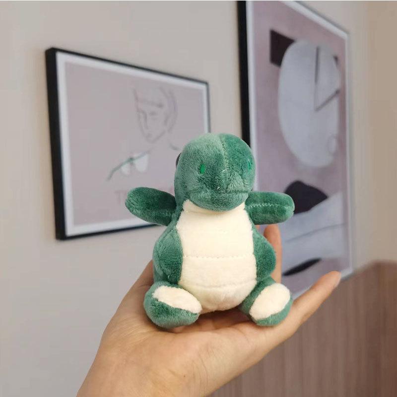 Dinosaur Green Charming Plush Keychain Cuddly Toy Gift For Kids And Adults