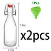 Swing Top Glass Bottles 8.5oz,Flip Top Glass Bottle with Airtight Lid for Fermentation,Mead,Coquito,Vinegar,Beer,Kefir,Juice,Oil