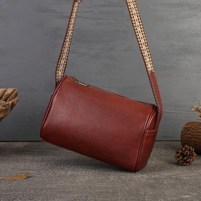 Crossbody táska Női kiváló minőségű Sense Niche All Match Valódi bőr női táska Irodalmi stílusú válltáska Divat alkalmi párnatáska