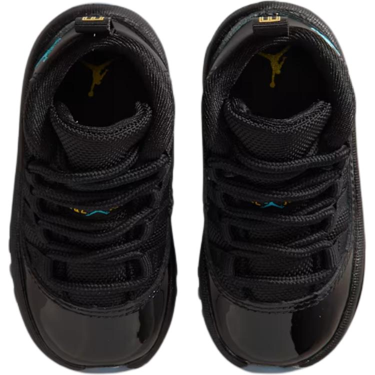 Tênis Bebê Air Jordan 11 Retro TD Gamma Blue 2025 Preto Varsity-Maize 378040-047