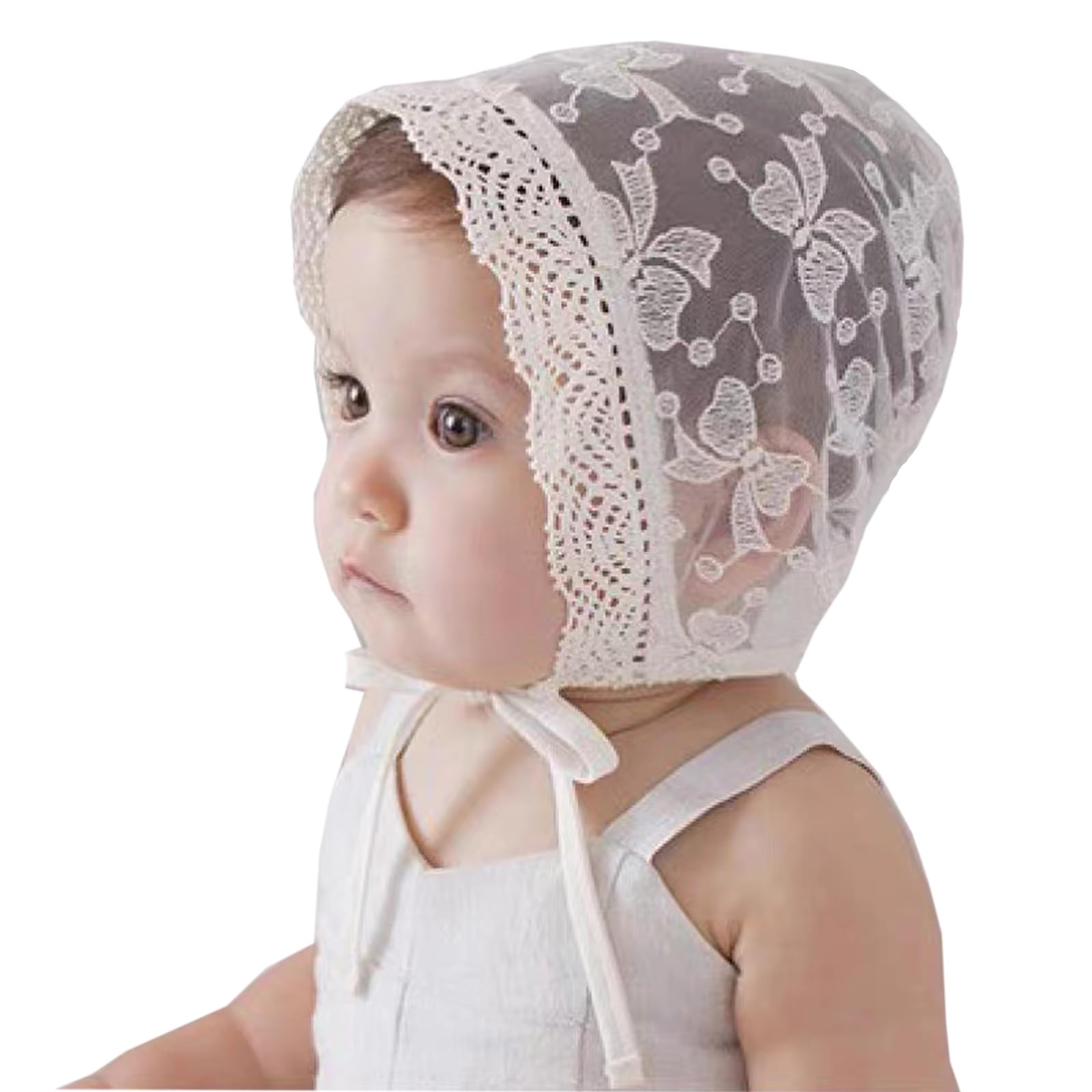 

Baby Hair Shrine Baby Shower Photo Size Ivory Mum&nny Hat, Sunshade, Lace, White, Accessory, Visit, Gift, Shoot, 2-12 Months, слоновая кость
