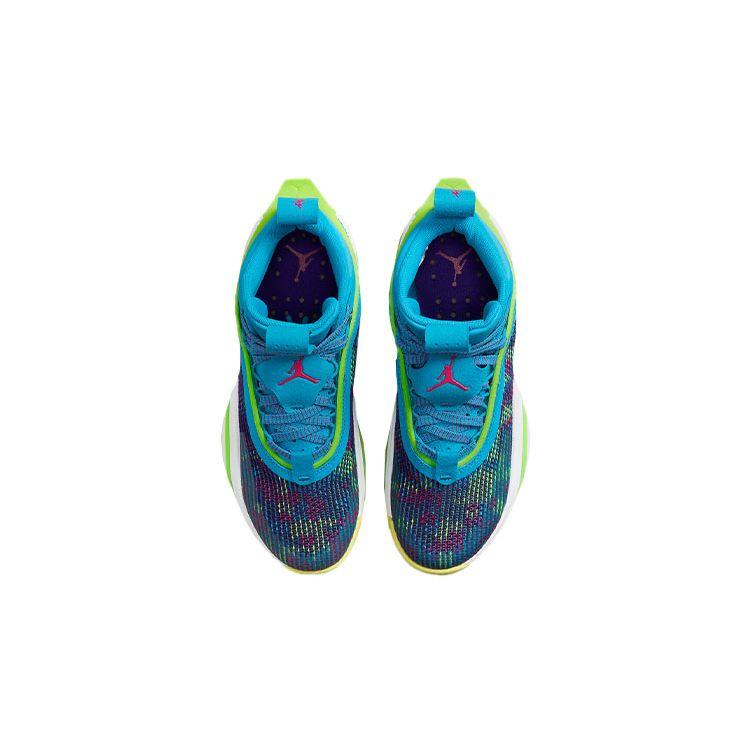 Luka Doncic X Air Jordan 36 GS Laser Blue Kids Sneakers Pink-Prime Black DN6155-430