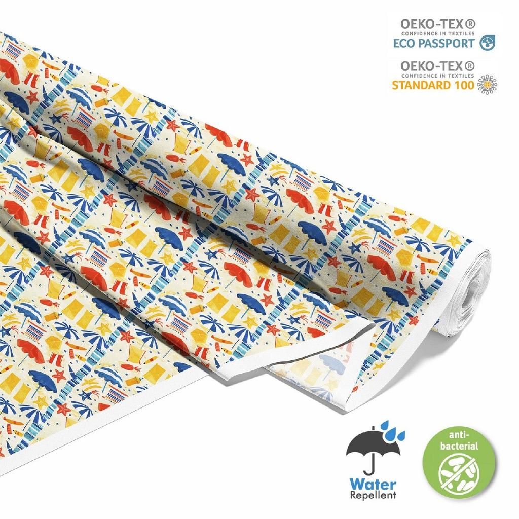 Outdoor Dekostoffe Oxford - Motiv Sommer | Dx9055
