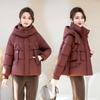 New Korean padded jacket short hooded padded jacket winter new loose fashion thickened cotton jacket