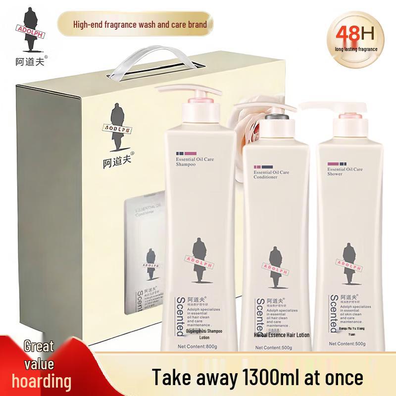 Adolph Anti-Dandruff & Oil Control Hair Care 3-Piece Set