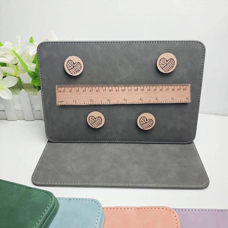 1 Zestaw Składany Organizer na Schematy Pomysł na Prezent dla Dziewiarek Uchwyt na Wzory Dziewiarskie Szydełkowanie Dostępne Różne Opcje