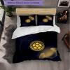 Colombia Football Pattern 3 Pieces Bedding Set Soft Microfiber Duvet Cover with Pillow Cases for Bedroom