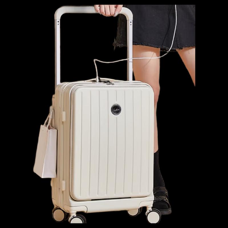 Front-Opening Hardshell Carry-On Suitcase