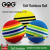 Colorful EVA Indoor Golf Practice Sponge Balls - Rainbow Multi-color Swing Training Options